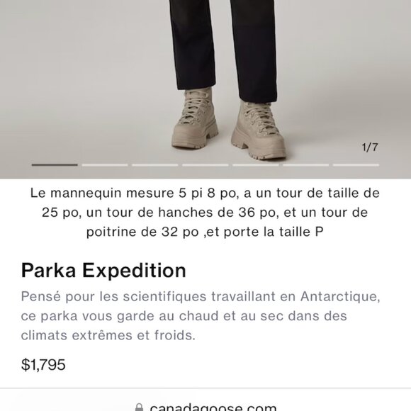 BRAND NEW WITH TAG - CANADA GOOSE PARKA - LIMESTONE LIMITED EDITION - Picture 4 of 4